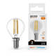 Лампа светодиодная   Filament Elementary Шар 12W 730lm 2700К Е14 LED 1/10/100  52112  Gauss