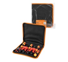 Набор диэлектрического инструмента №2, тканевый пенал, 7 предметов, 1000 В, "ПрофиЭлектрик"   SQ1017-0104  TDM