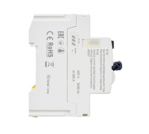 Выключатель дифференциальный (УЗО) R10N 4P 40А 300мА тип AC ARMAT  AR-R10N-4-040C300  IEK