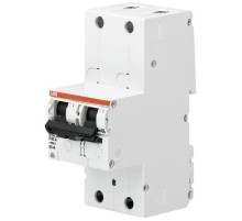 Выключатель автоматический двухполюсный S752DR (селективный) 40А K 25кА (S752DR-K40)  2CDH782010R0557  ABB