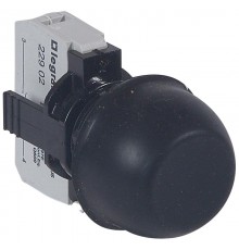 Кнопка с потайным толкателем и защитным колпачком - Osmoz - в сборе - IP 66 - чёрный  023713  Legrand