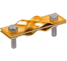 Зажим заземления полоса/пруток - полоса/пруток диагональный, латунь90531-2Ezetek