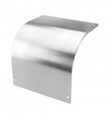 Крышка на угол вертикальный внешний 90 градусов 80х100, 2,0 мм, алюминий  AKSOH810K  DKC