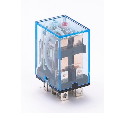 Промежуточное реле 2 конт. с инд. LED 10А 12В AC ПР-  23202DEK  DEKraft