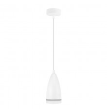 Светильник потолочный на подвесе GX53 15W 230V, белый D85*H160 HL3648  48091  FERON