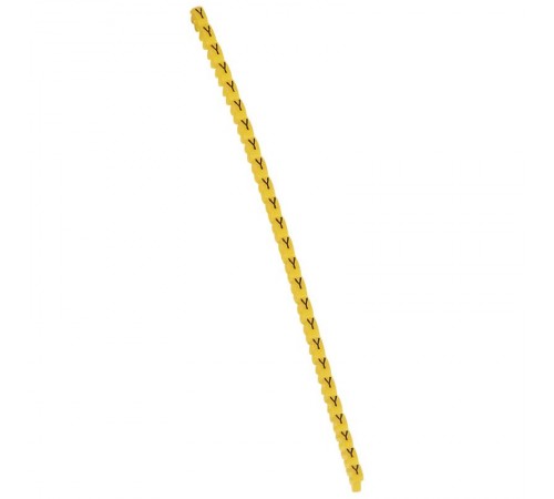 Маркер CAB 3 - для кабеля 0,15-0,5 мм - заглавная буква Y  038134  Legrand