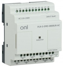 Логическое реле PLR-S. Расширение 8DI/8DO (R) 220В AC   PLR-S-EMD-0808UR-AC  ONI