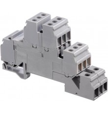 Клемма D4/6.LNTP6, 6 проход. цепей, для щитов, винт. 4мм.кв.  1SNA110331R2500  TE