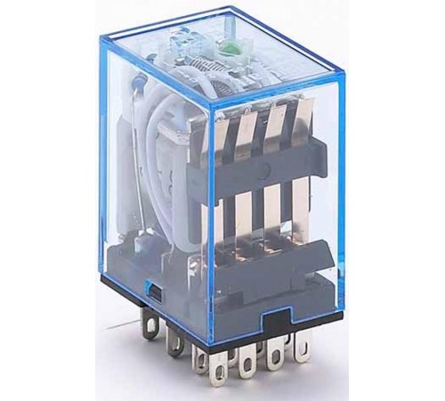 Промежуточное реле 4 конт. с инд. LED 5А 12В DC ПР-1  23229DEK  DEKraft