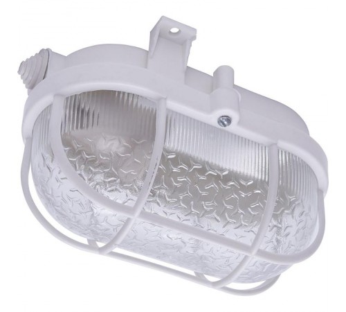 Светильник ЖКХ НБП 01-60-002 с решеткой 220V 60Вт Е27 IP54 пластик стекло  41404  Feron