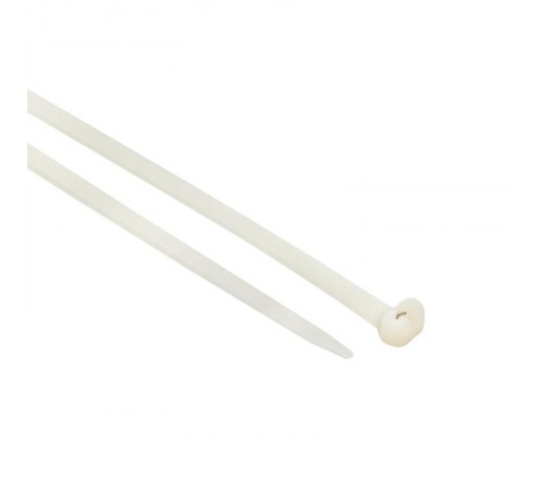 Хомут нейлоновый со стальным зубом (б), 8x300 (100шт) EKF PROxima  plc-fl-ctsbw-8x300  EKF