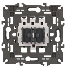 14-1110-99 Переключатель для жалюзи (кноп), 10АХ-250В, Elegance, механизм (10/100/3000)  Б0047861  ЭРА