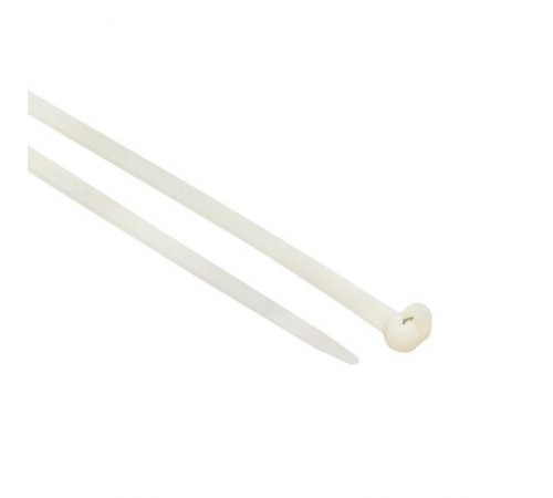 Хомут нейлоновый со стальным зубом (б), 8x300 (100шт) EKF PROxima  plc-fl-ctsbw-8x300  EKF