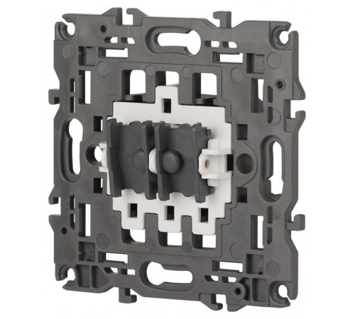 14-1110-99 Переключатель для жалюзи (кноп), 10АХ-250В, Elegance, механизм (10/100/3000)  Б0047861  ЭРА