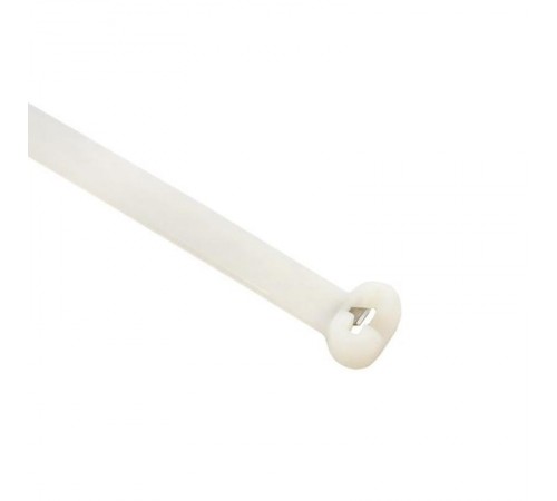 Хомут нейлоновый со стальным зубом (б), 8x300 (100шт) EKF PROxima  plc-fl-ctsbw-8x300  EKF