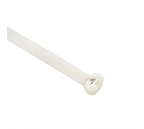 Хомут нейлоновый со стальным зубом (б), 8x300 (100шт) EKF PROxima  plc-fl-ctsbw-8x300  EKF