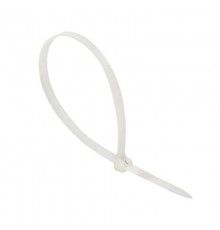 Хомут нейлоновый со стальным зубом (б), 8x300 (100шт) EKF PROxima  plc-fl-ctsbw-8x300  EKF