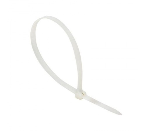 Хомут нейлоновый со стальным зубом (б), 8x300 (100шт) EKF PROxima  plc-fl-ctsbw-8x300  EKF