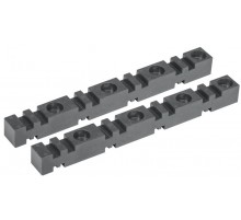 Изолятор шинный плоский ИШП 4P для шин 5 и 10 мм 303 мм IEK  YIS40-4-303  IEK