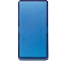 Simon 27 Клавиша декоративная сменная для выключателя (узкий модуль), S27 Play, прозрачный синий  2710010-109  Simon