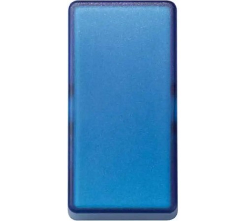 Simon 27 Клавиша декоративная сменная для выключателя (узкий модуль), S27 Play, прозрачный синий  2710010-109  Simon