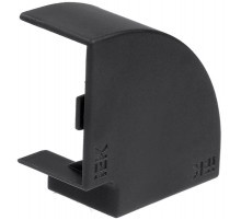 ELECOR Поворот 90град КМП 40х25 черный (4шт/компл)  EL-KK10D-P-040-025-K02  IEK