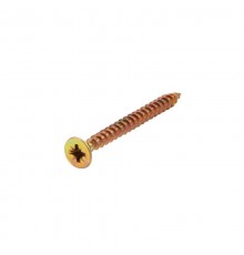 Саморез универсальный KRANZ 4.5х50, желтый цинк, короб (200 шт./уп.) KR-01-3311-020  Kranz