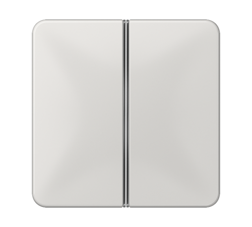 2-клавишная накладка для пульта КNX, светло-серая, для серии СD  CD402TSALG  Jung