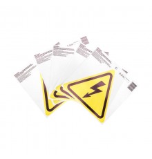 Наклейка знак электробезопасности "Опасность поражения электротоком"200*200*200 мм  56-0006  REXANT