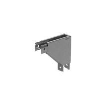 Угол вертикальный внешний L 50х50 мм с разворотом трассы на 90 град "ПЛЮС"  VLPDplus90-50-50-L  КМ-профиль