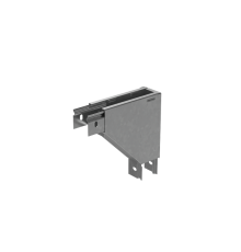Угол вертикальный внешний L 50х50 мм с разворотом трассы на 90 град "ПЛЮС"  VLPDplus90-50-50-L  КМ-профиль