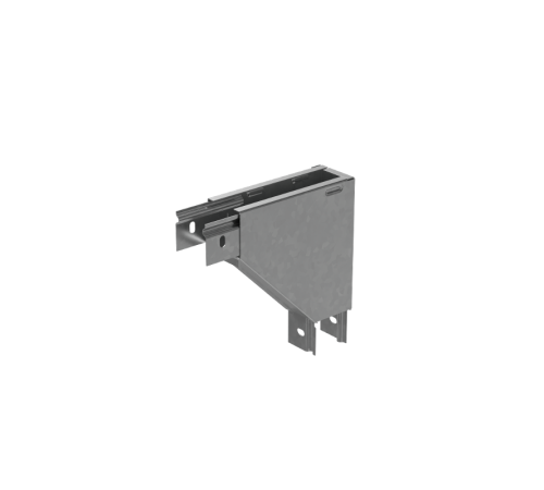 Угол вертикальный внешний L 50х50 мм с разворотом трассы на 90 град "ПЛЮС"  VLPDplus90-50-50-L  КМ-профиль