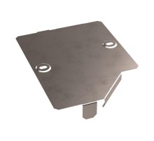 Крышка переходника левого Стандарт INOX (AISI 409) 200х150  PR16.5644  Промрукав