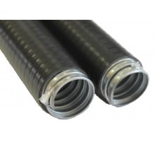 Металлорукав в пвх изоляции МПГ нг HF 20 (50 м/уп.) черный  zeta42911  ГОФРОМАТИК