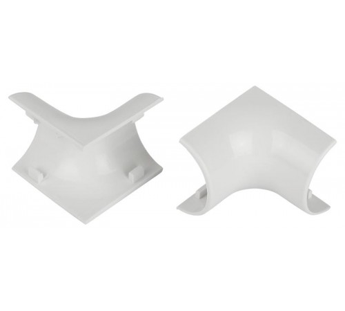 Внутренний угол  IC-KK-30-13-FW для полукруглого кабель-канала белый 30х13мм 2шт/комплект  Б0064896  ЭРА