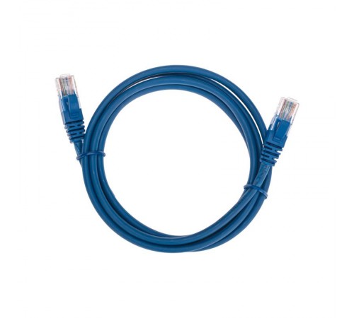 Патч-корд U/UTP, CAT 5e, RJ45-RJ45, 26AWG, LSZH, синий, 1,5м REXANT  02-0104-105  REXANT