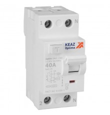 Выключатель дифференциального токаOptiDin DM63-2340-AC-4,5-УХЛ4 (2P, 40, 100mA)  343895  КЭАЗ