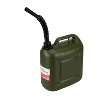 Канистра для ГСМ и технических жидкостей, вертикальная 10 л, пластиковая, усиленная  80-0205  REXANT