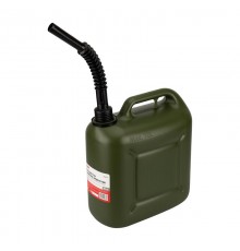 Канистра для ГСМ и технических жидкостей, вертикальная 10 л, пластиковая, усиленная  80-0205  REXANT