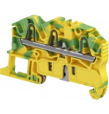 Клемма втычная ZK2,5-PE-3P - Земля - желто-зеленая - 2,5 мм?, 3 зажима  1SNK705151R0000  TE