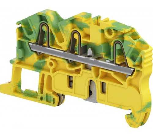 Клемма втычная ZK2,5-PE-3P - Земля - желто-зеленая - 2,5 мм?, 3 зажима  1SNK705151R0000  TE