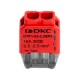 Клеммная колодка на 2 проводника до 2,5 кв. мм. на токи до 16А  DTP1-02-2.5SPS  DKC
