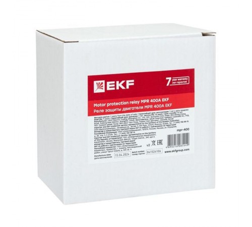 Реле защиты двигателя MPR 400А EKF PROxima  mpr-400  EKF