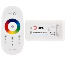 Контроллер  для светодиодной ленты с радио пультом RGBW-Controller-12/24V-288/576W-IP20-RF   Б0061114  ЭРА