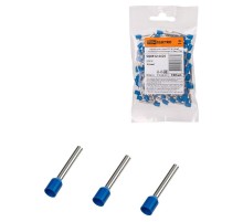 Наконечник-гильза Е2518 2,5мм2 с изолированным фланцем (100шт)  SQ0512-0025  TDM