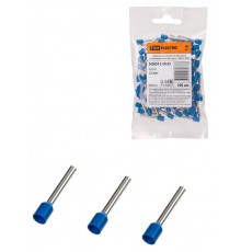 Наконечник-гильза Е2518 2,5мм2 с изолированным фланцем (100шт)  SQ0512-0025  TDM