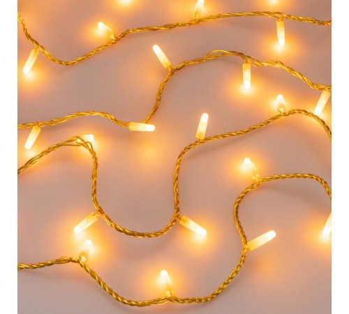 Светодиодная гирлянда ARD-STRING-CLASSIC-10000-YELLOW-100LED-MILK-STD Yellow (230V, 7W) (Ardecoled, IP65)  031200  Arlight