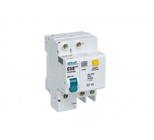 Выключатель автоматический дифференциального тока со встроенной защитой от сверхтоков ДИФ-101 1P+N 50А 300мА AC С  15243DEK  DEKraft