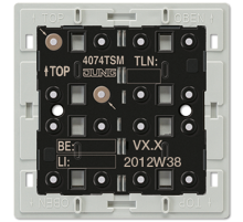 KNX кнопочный модуль с интегрированным шинным сопряжением, "стандарт", 1-4 группы 4074TSM Jung