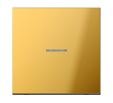 Клавиша для KNX кнопки с окошком, 1 группа; металл; имитация золота  GO101KO5  Jung